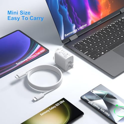 BIYTC USB Type C Charger PD65W 20W Fast Charging Adapter 3A Input 100V AC Power Supply
