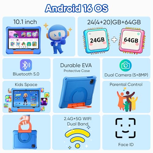 aiprotablet 10.1 inch Tablet 1280x800 60Hz LCD Computer Tablet