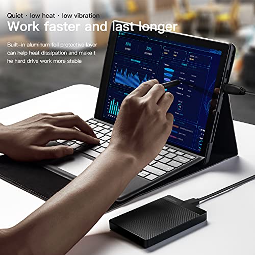 UnionSine 1TB External Hard Drive HDD2510 Portable USB 3.0