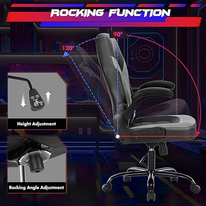 Sweetcrispy Ergonomic PU Leather Chair Model CDHNCJ-3801 Height Adjustable Indoor Office Chair