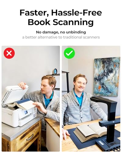 CZUR ET MAX 1.0 Count 38MP Book Scanner USB 7168*5376 CMOS Document