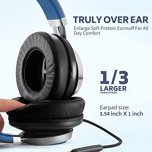 COOSII AC01 3.5mm Wired Over-Ear Headphones with Microphone