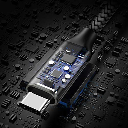 etguuds USB Type A to USB Type C Cable 3 Feet 15 Watts 3 Amps Data Transfer 0.48 Gbps 2-Pack Gray