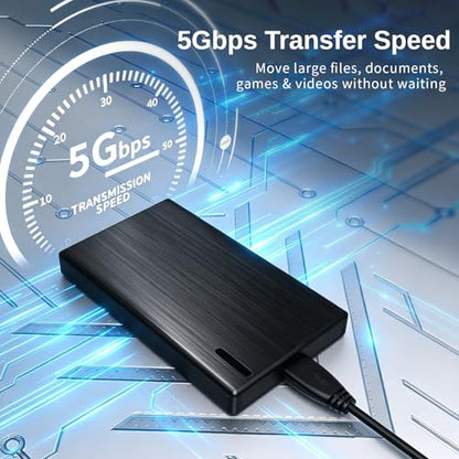 Alphami 160GB External Hard Drive USB 3.0 7200 RPM 2.5 Inch Mechanical Hard Disk
