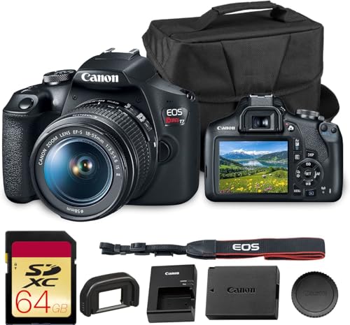 Canon EOS Rebel T7 DSLR Camera | 24.1 MP | Built-in Wi-Fi | 3.0" LCD | EF Mount | Student Photography Kit