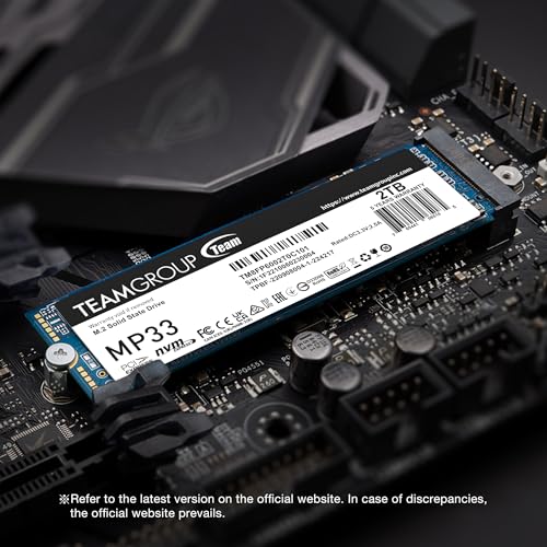 TEAMGROUP 256GB TM8FP6256G0C101 Internal SSD PCIe NVMe M.2 2280 Interface