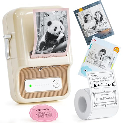 NIIMBOT 2" B21-PRO-W 300 DPI Thermal Portable Label Printer