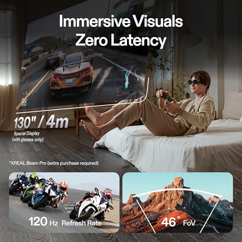XREAL 3.3in X1003 330x330 120Hz OLED Smart Glasses