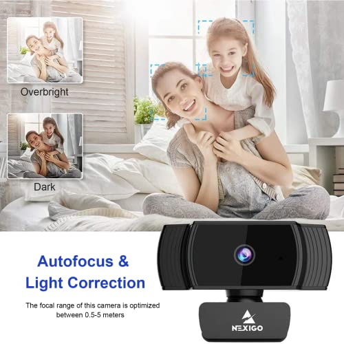 NexiGo 1080P N930AF Compact USB Webcam