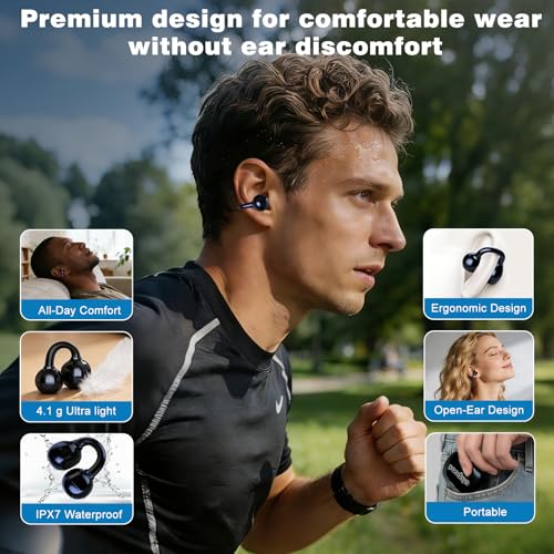 poodays Wireless Translating Earbuds B0G8VSR25P AI Translation 164 Languages Open Ear Bluetooth