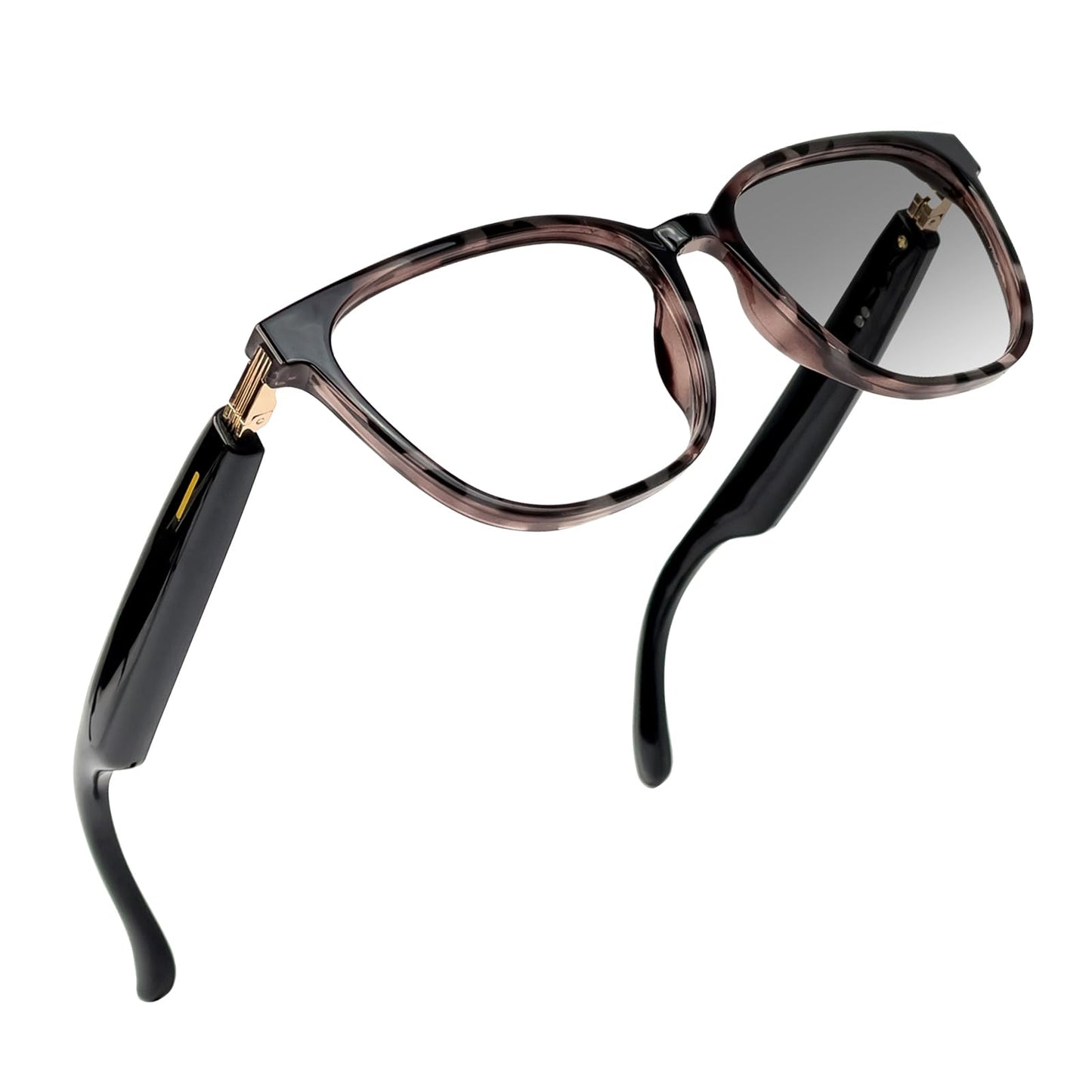 loangyunfone Smart Glasses KL02-Tortoiseshell Bluetooth Connectivity No Display Wearable Tech