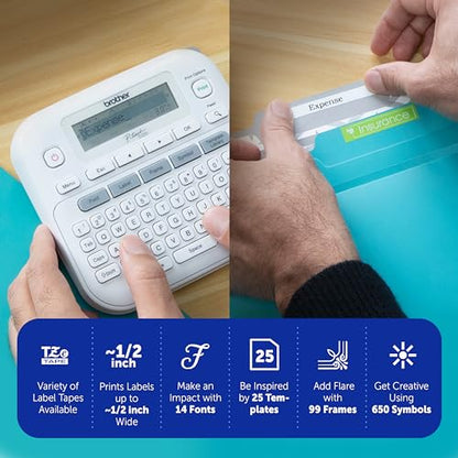 Brother P-Touch PTD220 Thermal Printer Monochrome 180 dpi Label Maker