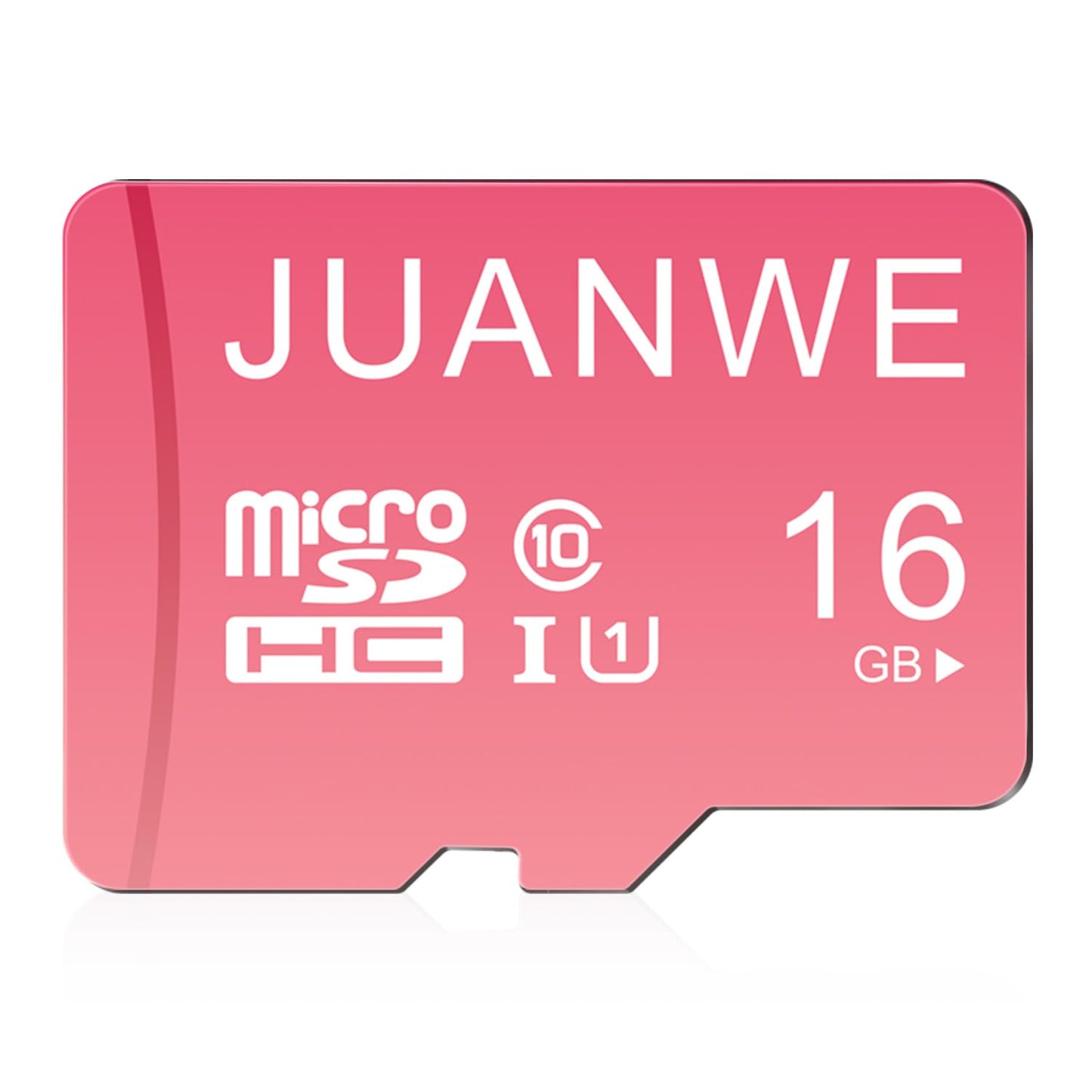JUANWE 16GB Micro SDHC Memory Card C10 U1 TF Card for Security Camera, Compatible with Smartphones and Tablets