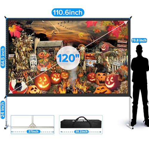 JWSIT 120 Inch Model 155 16:9 Projector Screen