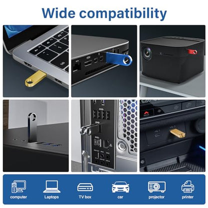 Wooolken 1GB USB Flash Drive 5 PCS USB 2.0 USB-A Compatible
