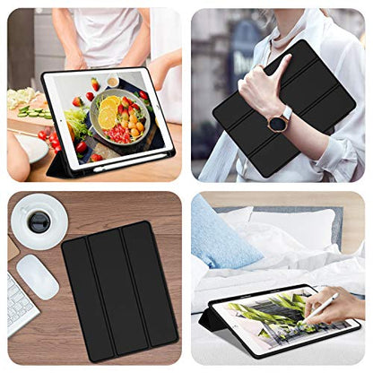 iMieet iPad 10.2 Inch Case Gen 7/8/9 Black Soft Shell