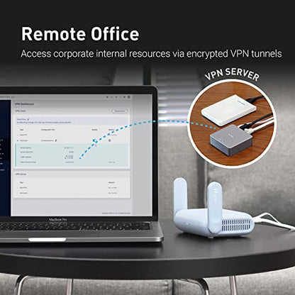 GL.iNet GL-MT3000 Portable Travel Router Dual-Band 802.11a/b/g/n/ac/ax 3000 Mbps AX