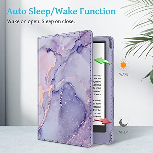 Fintie Stand Case for 6" Amazon Kindle (11th Generation, 2024/2022 Release) PU Leather, Model No. C2V2L3/RS23CV, Adjustable Stand, Auto Sleep/Wake, Card Slots