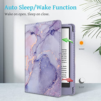 Fintie Stand Case for 6" Amazon Kindle (11th Generation, 2024/2022 Release) PU Leather, Model No. C2V2L3/RS23CV, Adjustable Stand, Auto Sleep/Wake, Card Slots