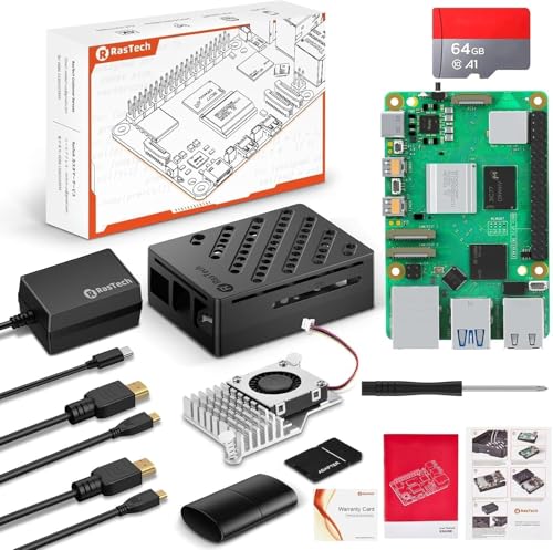 Vemico Raspberry Pi 5 8GB Model Number: Raspberry Pi 5 8GB, CPU Model: Cortex A7, Memory: 8 GB, Storage: 64 GB