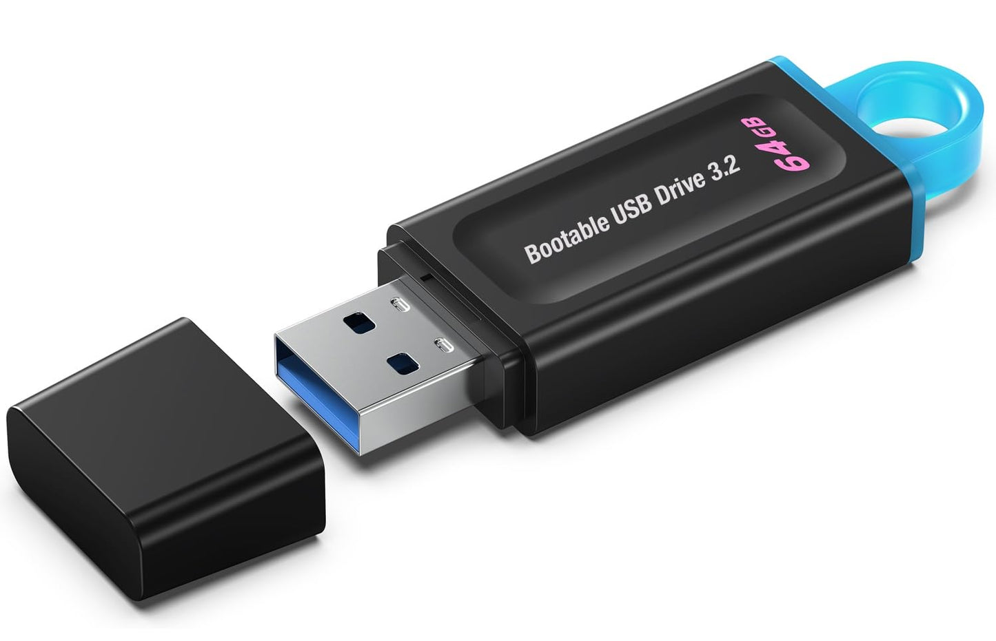 Xtssui 64GB USB 3.2 Flash Drive Black