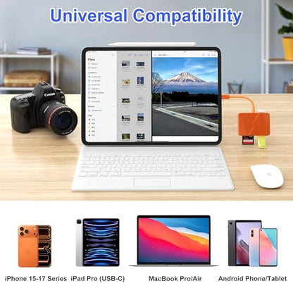 SZHAIYIJIN 5 in 1 USB-C & USB Card Adapter XC5U-O