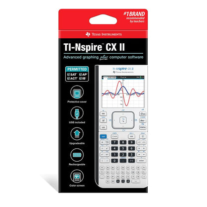Texas Instruments 2.83 Inches Model NSCX2/TBL/1L1 Graphing Calculator LCD White
