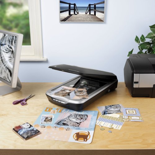 Epson V500 Photo Scanner 9600 dpi CCD Document Photo Scanner