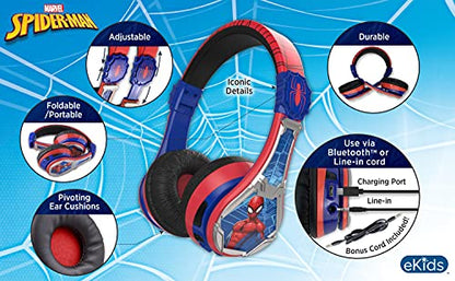 eKids SM-B50.Fxv8 Over-Ear Bluetooth Youth Headphones