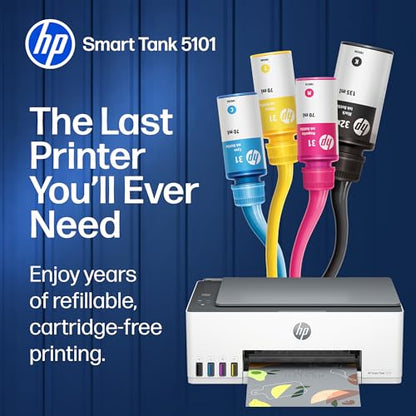 HP Smart Tank 5101 AIO Color Thermal Inkjet Printer 4800x1200dpi