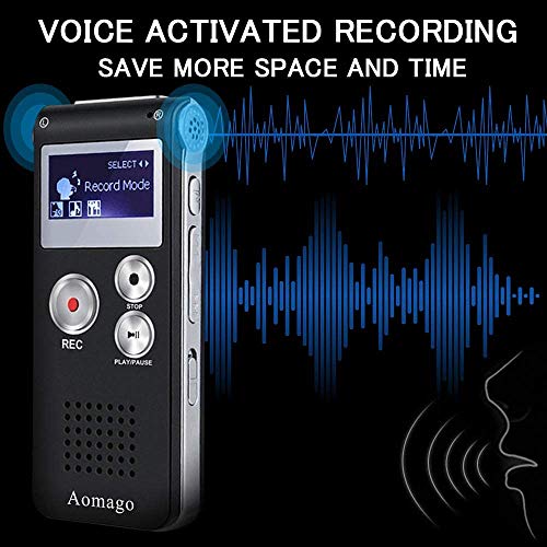 Aomago 64GB L169 USB Digital Voice Recorder