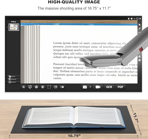 JOYUSING Automatic 8MP 1080p Document Camera with LCD Screen