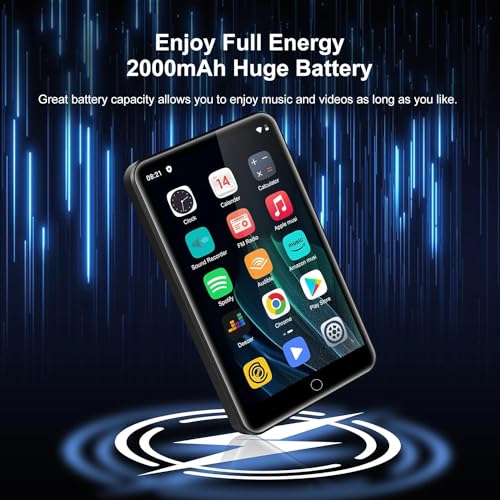 ZAQE 4 Inches M505 Pro 80GB Touch Screen MP4 Player with Hi-Resolution Audio and Built-In FM Radio