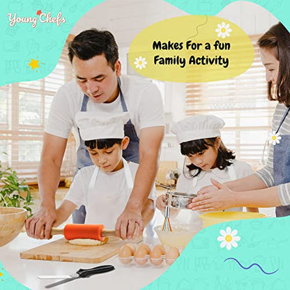 Culinary Couture Child-Size Young Chefs Baking Tool Set 19 Pieces Baking Supplies