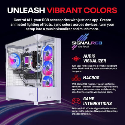 Skytech 16.6" Tower PC ST-ARCH5-2648-W-AM Intel i7 2.1GHz 16GB DDR5 32GB SSD
