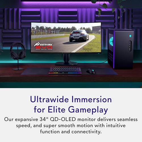 Alienware 34.2 Inch AW3425DW 3440 x 1440 240 Hz OLED Monitor