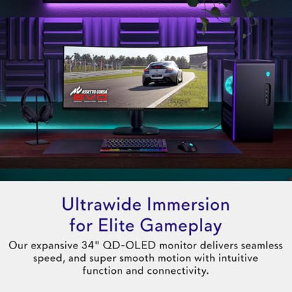 Alienware 34.2 Inch AW3425DW 3440 x 1440 240 Hz OLED Monitor