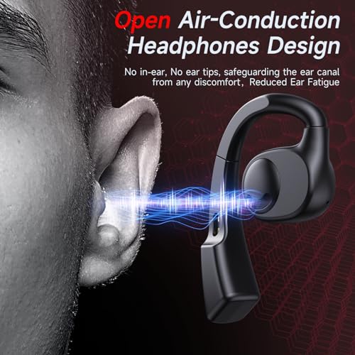 CYBERDOT 1.0 Count C01 Wireless Open Ear Bluetooth Headphones 21 Hours Battery Life Plastic