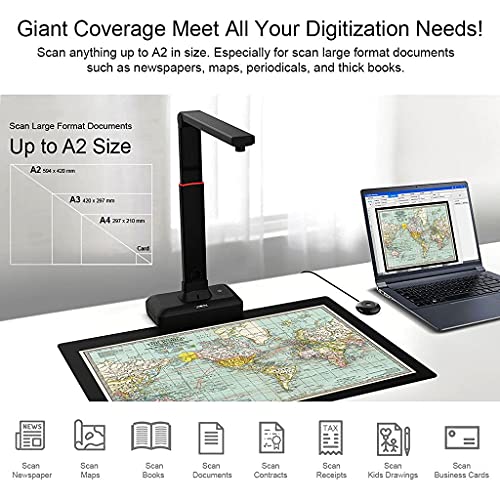 VIISAN A2 S21 26MP Document Scanner