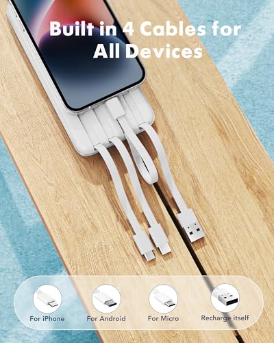Charmast 10000mAh Power Bank W1148 3.7V 4 Outputs Portable Charger