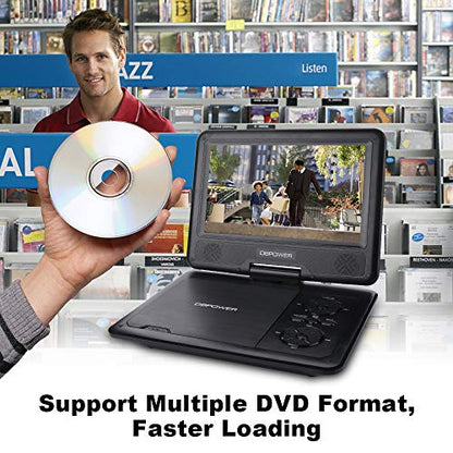 DBPOWER 9 Inch MK-011NEW 1280x720 LCD Portable Media Player