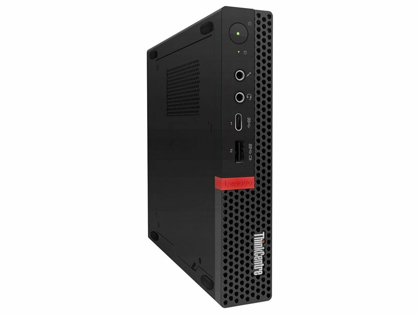 Lenovo ThinkCentre M920q Tiny Desktop, Intel Core i5-8500T, 16GB RAM, 256GB SSD, HDMI, DisplayPort, WiFi, Bluetooth, Wireless Keyboard and Mouse, Windows 11 Pro, Black (Renewed)