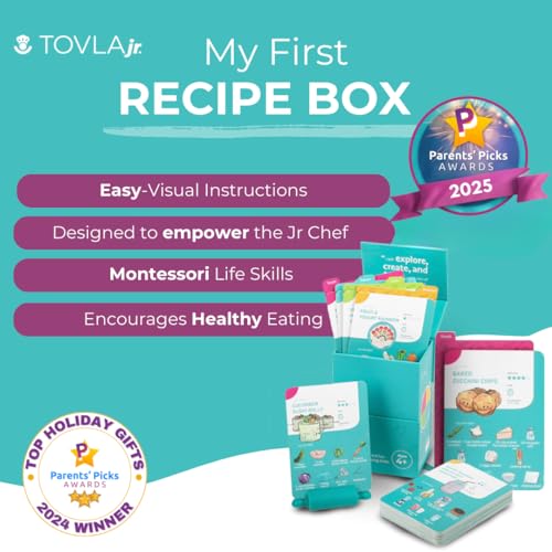 TOVLA JR. YOUTH A66 36 Recipe Cards 1 Recipe Box Cooking Skill Educational