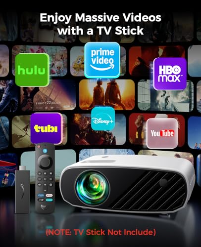 ELEPHAS Portable Projector BL128 1920x1080 LED Projector