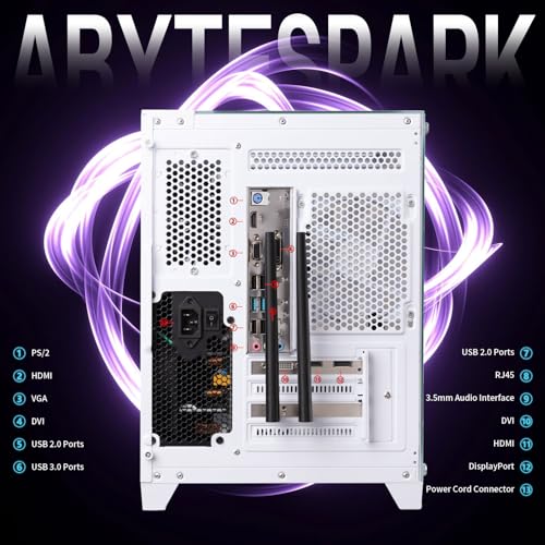 ABYTESPARK Core I7 Tower Computer Model AOV590 3840 x 2160