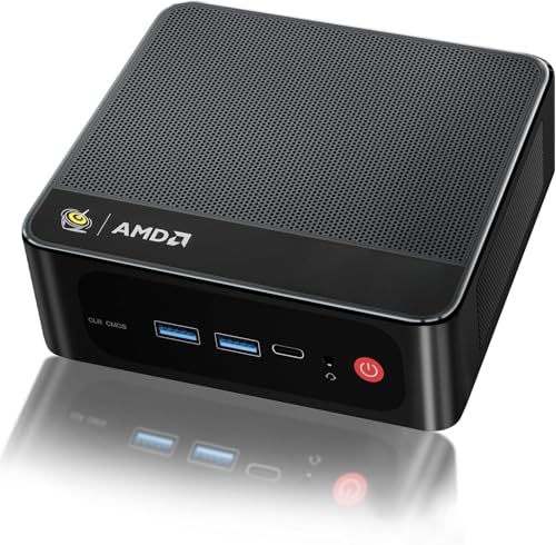 Beelink SER5 PRO Mini PC, AMD Ryzen 5 5625U (6C/12T up to 4.3 GHz), 16GB DDR4 RAM, 480GB SSD, Integrated Graphics, Supports 4K Triple Display