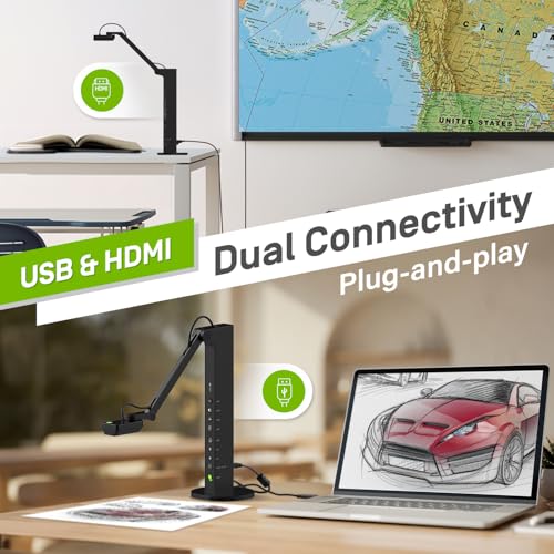 IPEVO VZ-R Ultra Document Camera 13MP 4096x3072 HDMI-USB