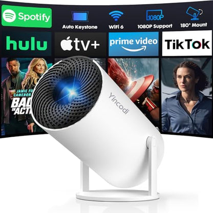 YINCODI Portable Projector X5-ATV 1920x1080 60Hz LCD Projector