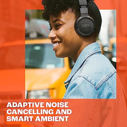JBL Tune 670NC Wireless On-Ear Headphones Bluetooth 5.3 with Adaptive Noise Cancellation and 70H Battery Life