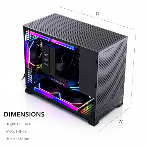 KOTIN Desktop Computer Tower AMD Ryzen 5 9600X 5.4GHz GeForce RTX 5060 Ti 8GB GDDR7 16GB DDR5 6000MHz 1TB PCIe 4.0 SSD 650W 80 Plus Gold WiFi 7 Windows 11 Home